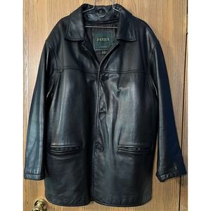 Danier Canadian Leather Full Sleeves Pockets Jacket Removable Liner Size 40-42